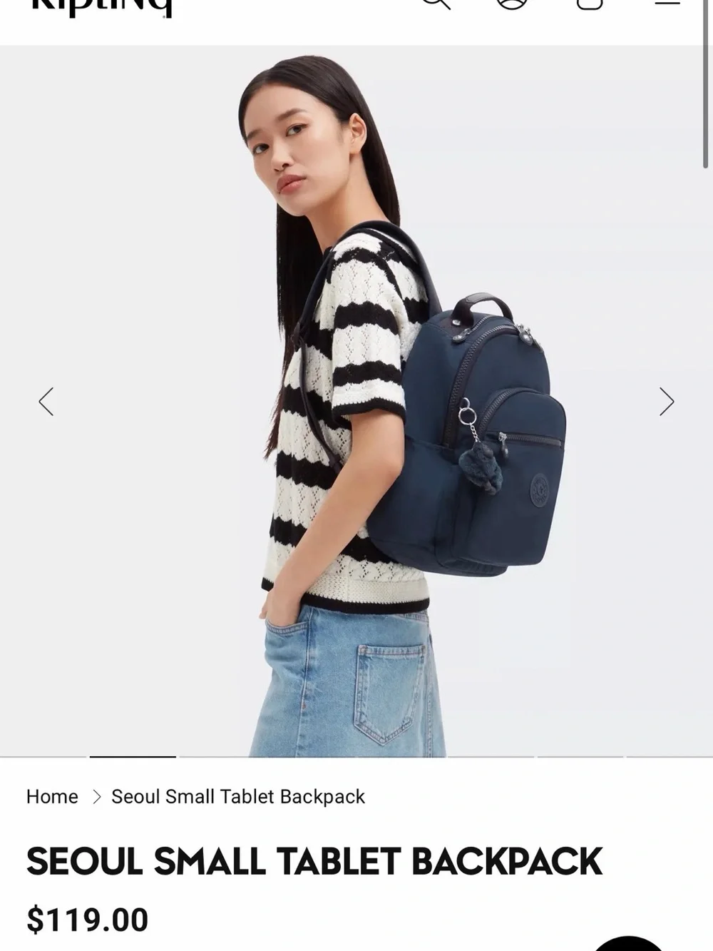 Kipling Women's Seoul Small Tablet Backpack